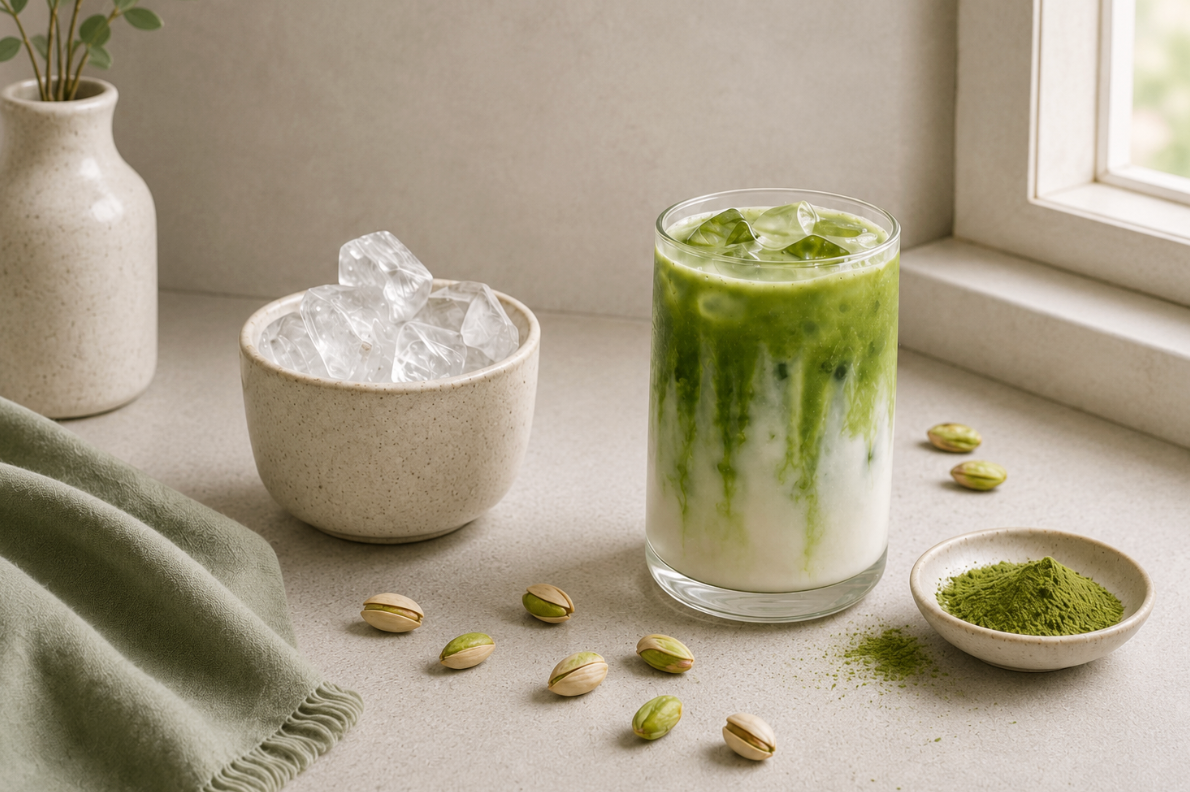 Iced Pistacchio Matcha