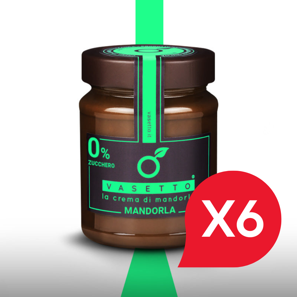 Crema spalmabile di mandorle senza zucchero e Vegan