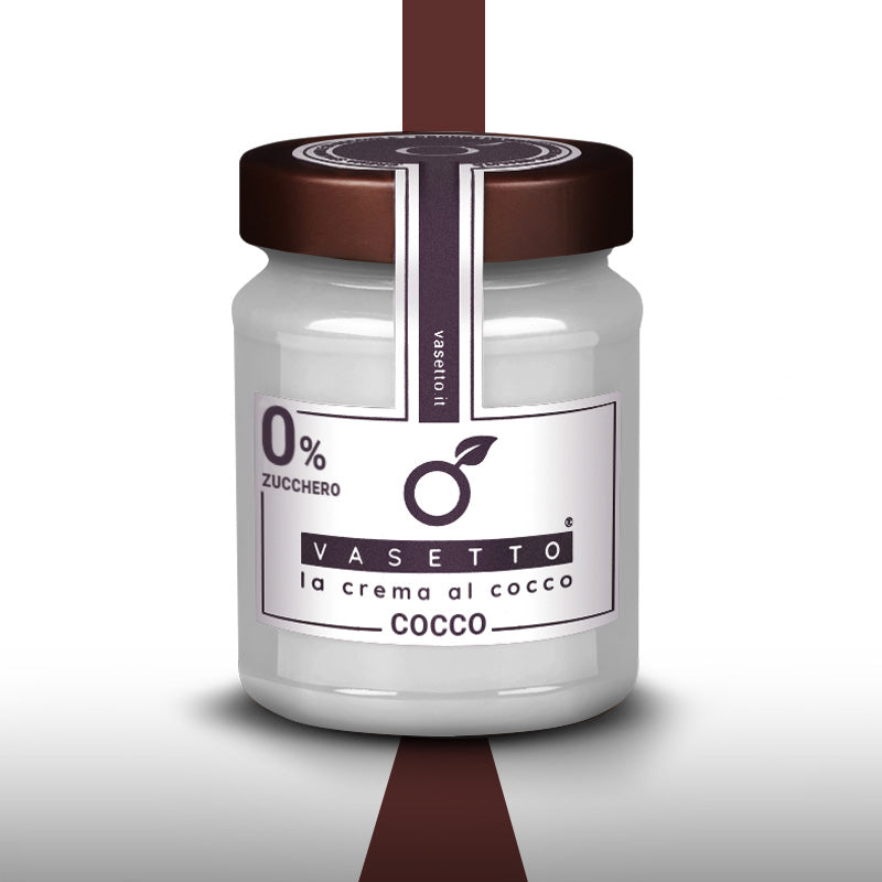 Crema spalmabile al cocco senza zucchero e Vegan